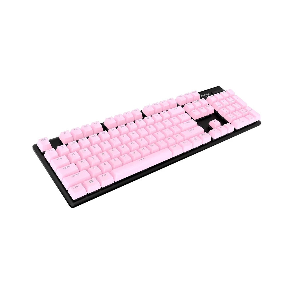 HyperX Full Key Set PBT Keycaps - Pink | Durable with Shine-Through Design - Image 5