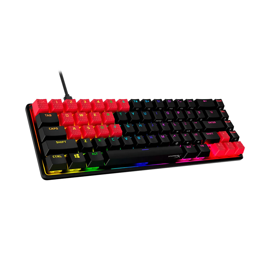 HyperX Rubber Keycaps - Gaming Accessory Kit - Red - Image 3