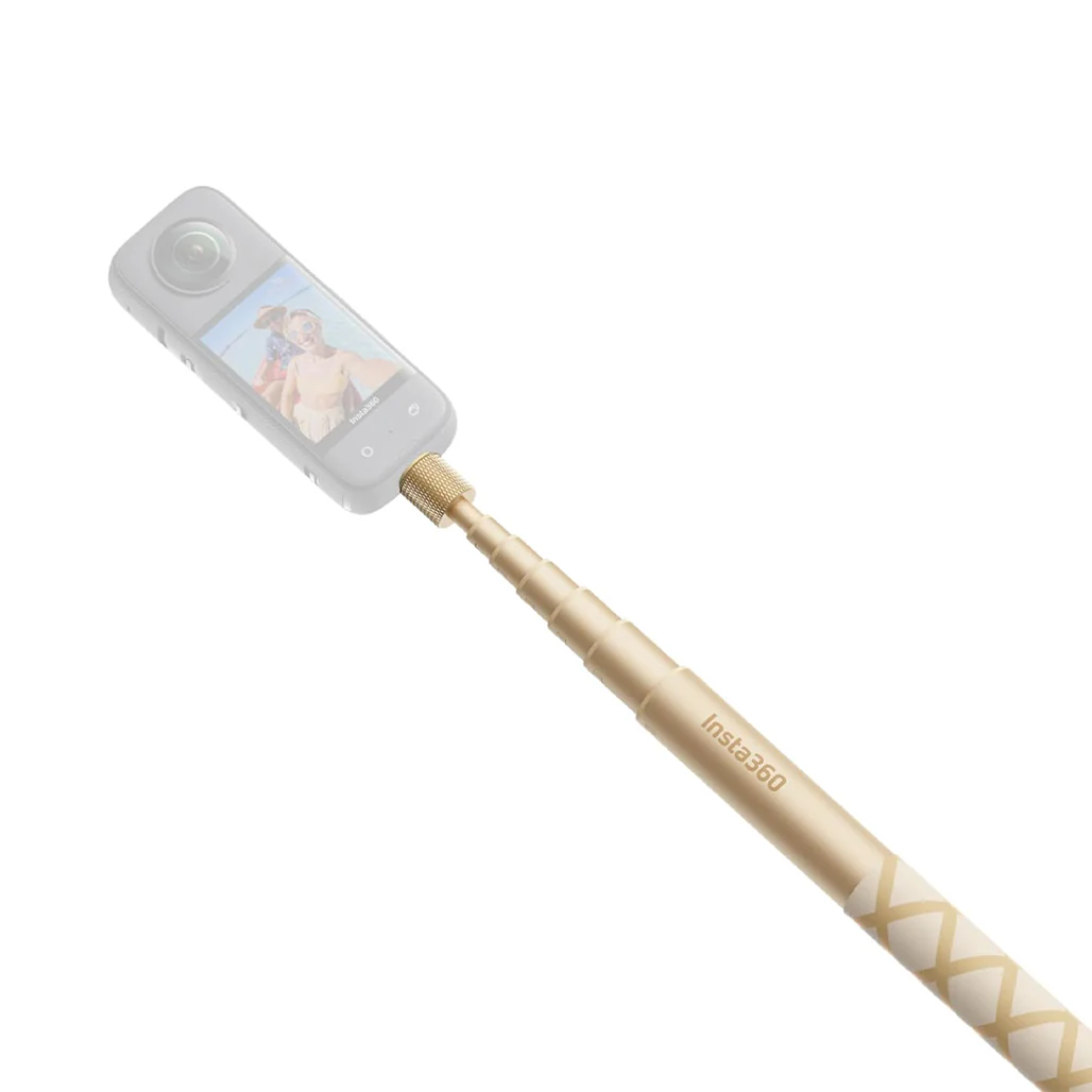 Insta360 114cm Invisible Selfie Stick Gold Edition – Compatible with ONE X2, X3, and More - Image 3