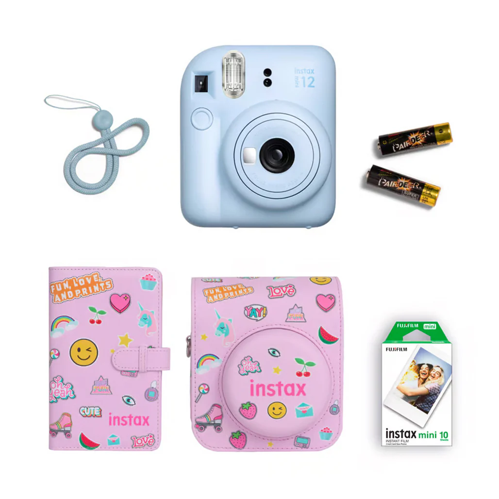 Fujifilm Instax Mini 12 Gift Box - Instant Camera Bundle with Mini Film, Protective Case, and Photo Album - Image 2