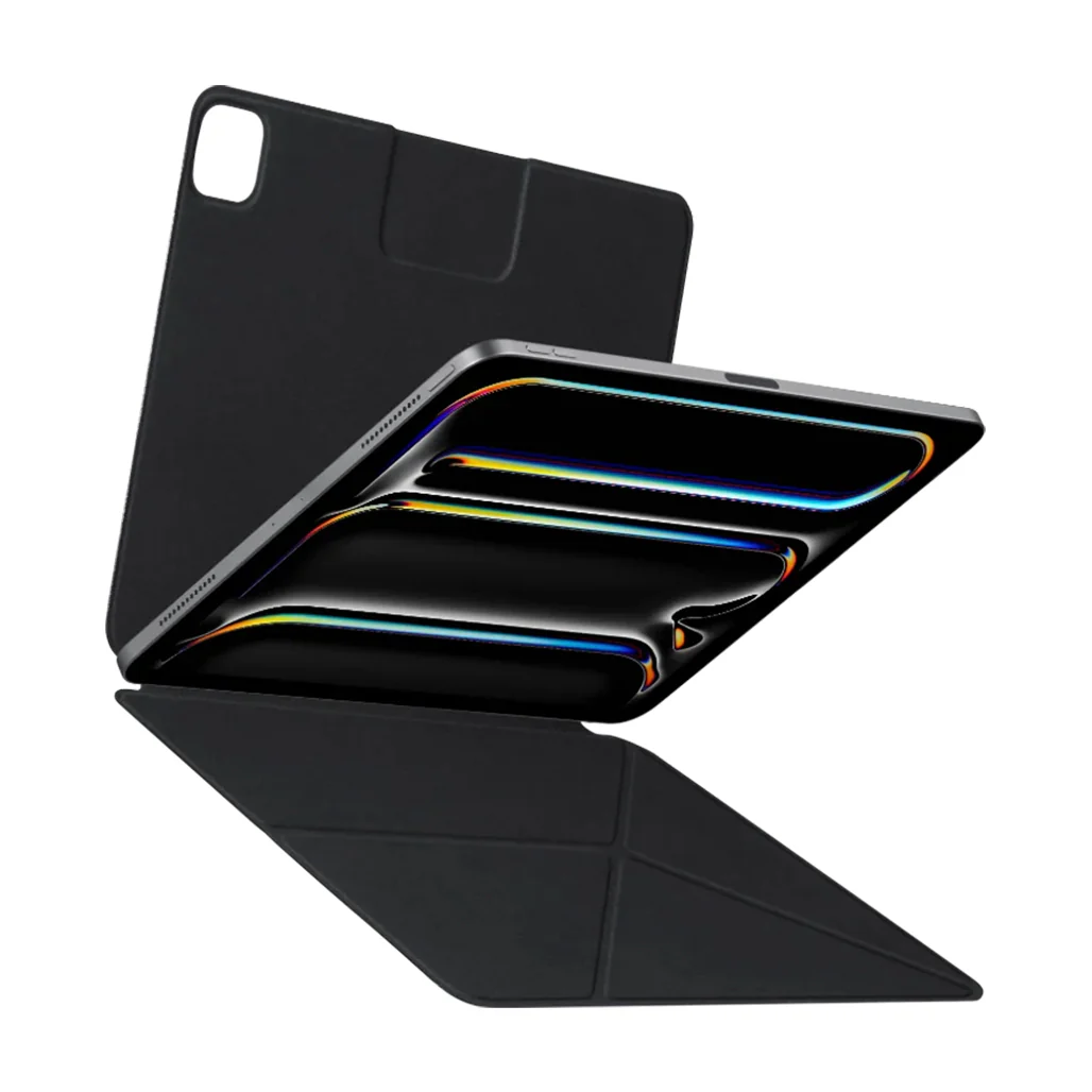 Pitaka MagEZ Folio 2 Magnetic Case for iPad Pro 2024 - Ultra Slim, Lightweight, with Magnetic Apple Pencil Holder - Black - Image 2