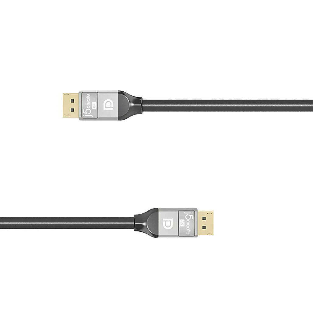 J5Create 8K DisplayPort™ Cable - JDC43 | High-Performance 8K Video Support & Enhanced Durability - Image 2