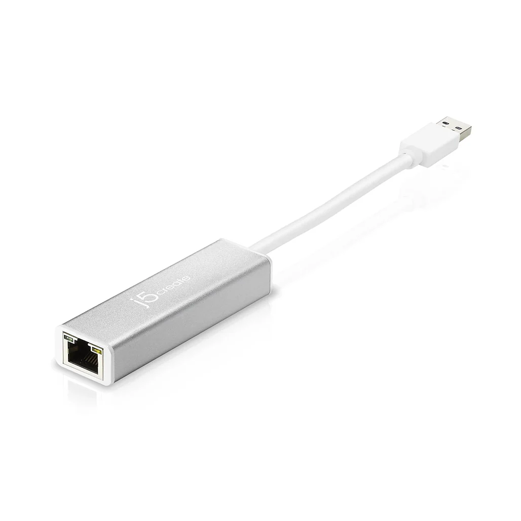 J5Create USB™ 3.0 Gigabit Ethernet Adapter JUE130 – macOS®/Windows®/Chrome OS™ Compatible - Image 2