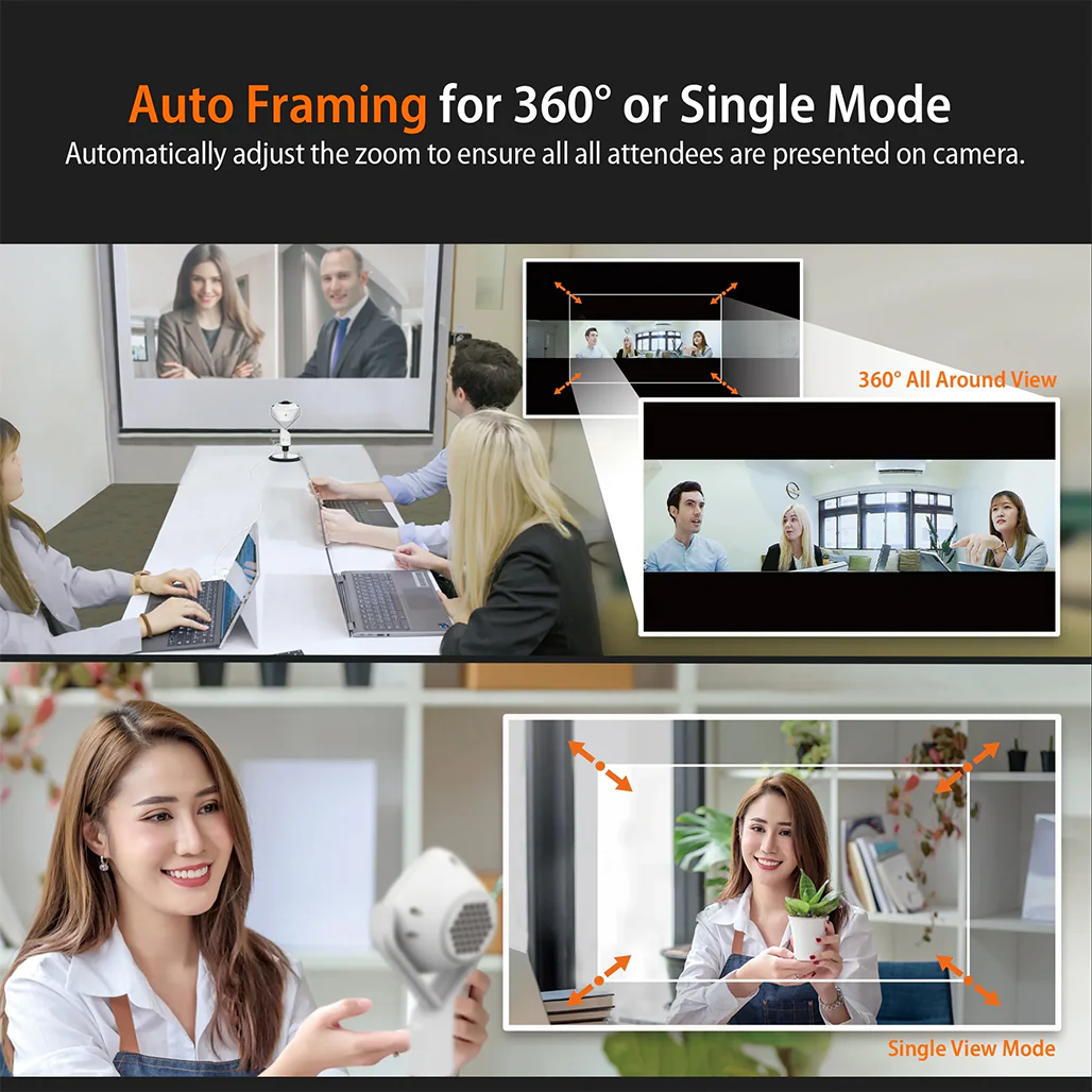 J5Create 360° AI-Powered Webcam - JVU368 - Image 8