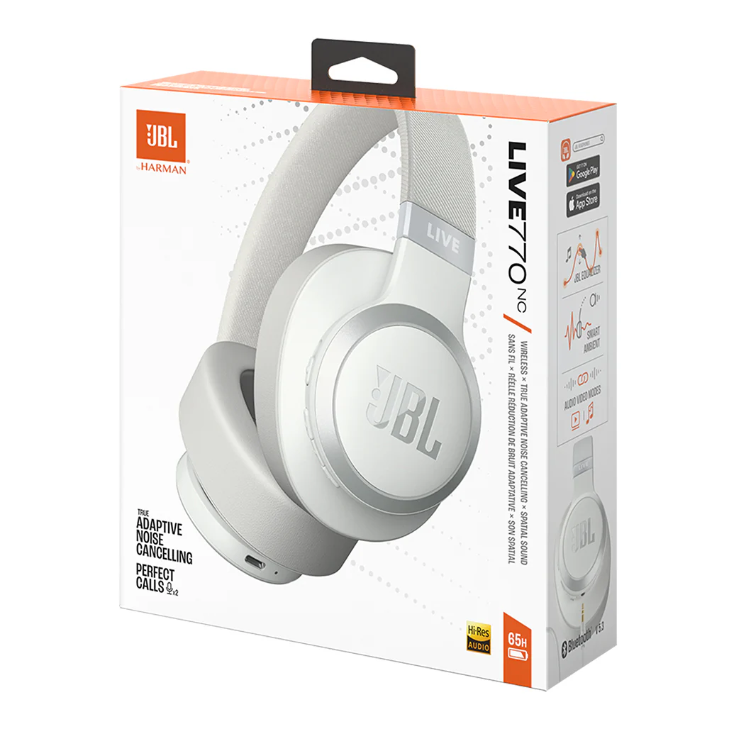 JBL Live 770NC Wireless Over-Ear Headphones with True Adaptive Noise Cancellation - Image 21