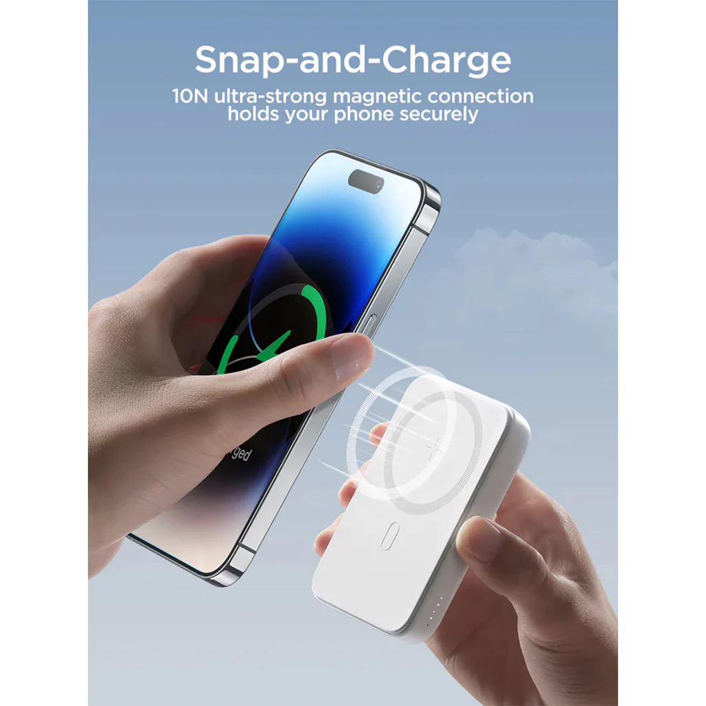 Joyroom JR-W020 - 10000mAh Wireless Magnetic Power Bank with 20W Fast Charging - Image 10