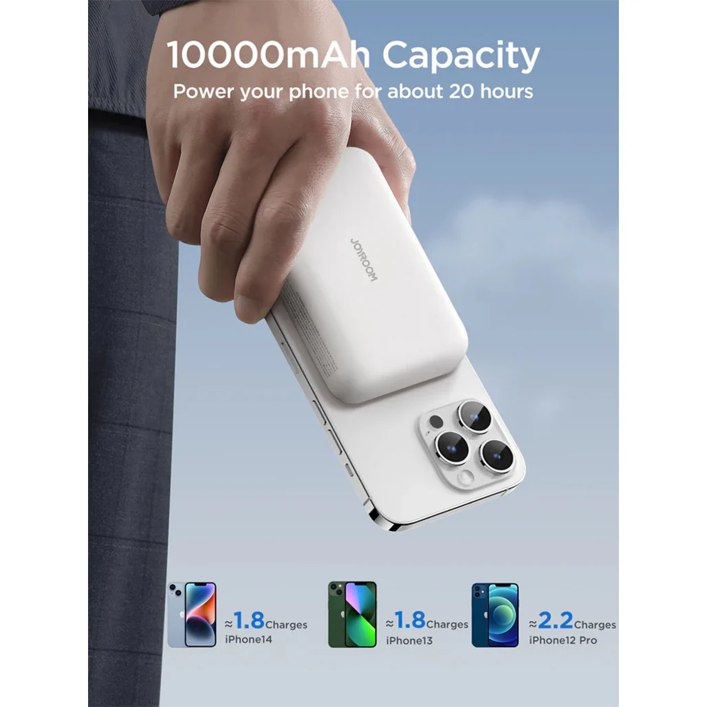 Joyroom JR-W020 - 10000mAh Wireless Magnetic Power Bank with 20W Fast Charging - Image 7