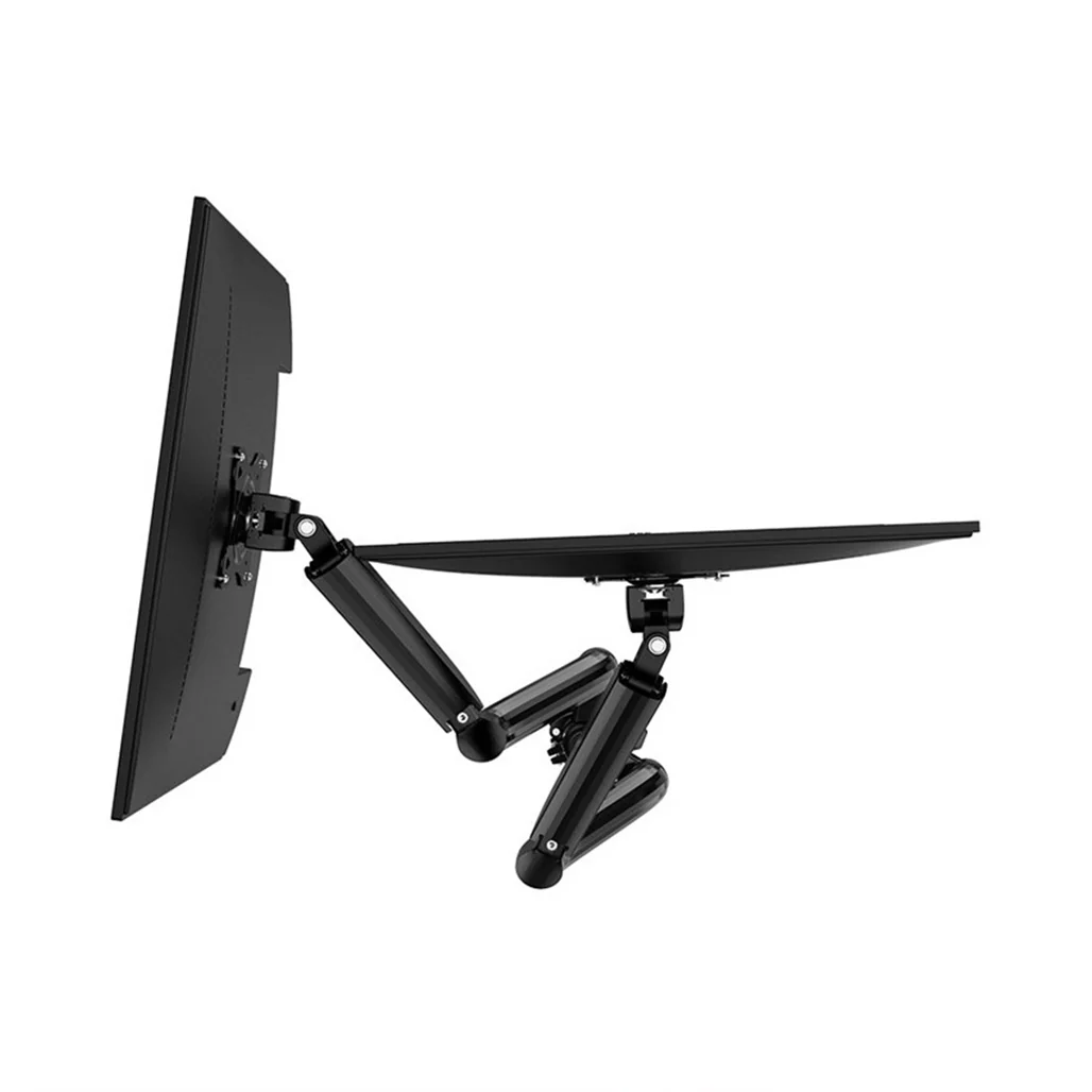 Kaloc DS902 Adjustable Dual Monitor Arm with Internal Gas Spring – Supports 17" to 32" Screens, Easy Adjustment for Comfort and Organization - Image 5