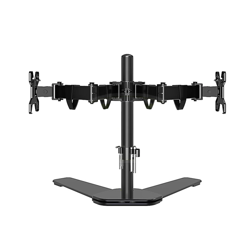 KALOC DW220T Adjustable Horizontal Dual Monitor Arm for 17-27 Inch Screens | Cable Management, 360° Rotation, Height Adjustable - Image 3
