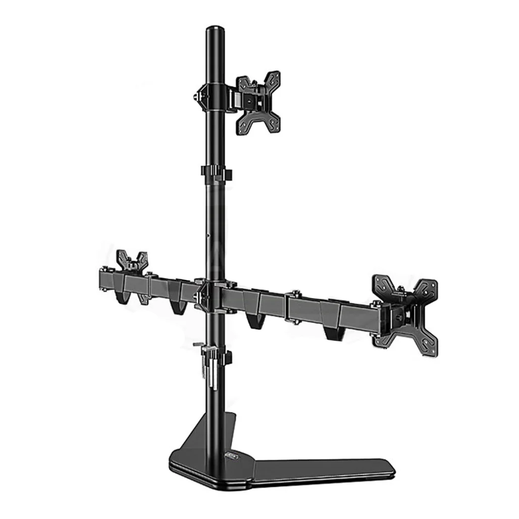 KALOC DW230T Adjustable Triple Monitor Arm for 17 to 27 Inch Screens with Cable Management - Image 3