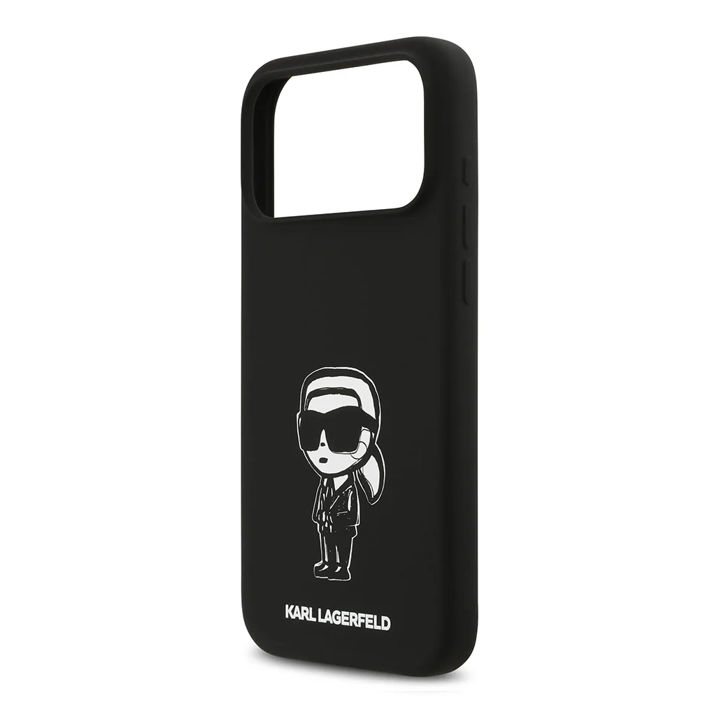 Karl Lagerfeld Liquid Silicone Case with Karl Sketch for iPhone 17 Pro - Image 5