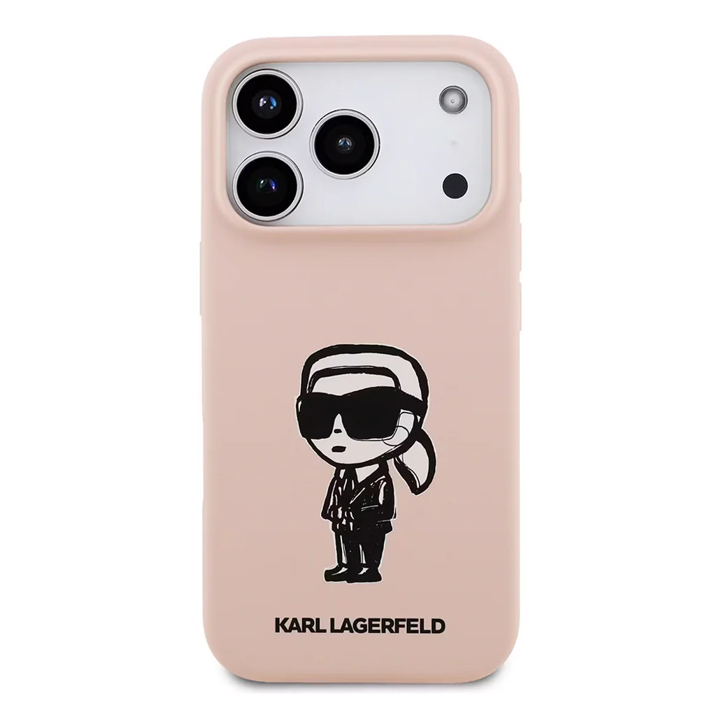 Karl Lagerfeld Liquid Silicone Case with Karl Sketch for iPhone 17 Pro - Image 9
