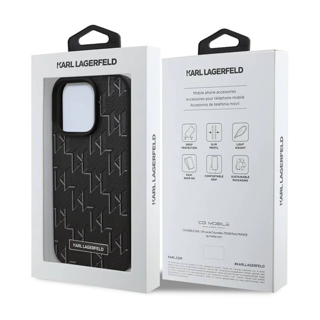 Karl Lagerfeld PU Hard Case for iPhone 16 Pro Max – Stylish Protection with Premium Design - Image 5