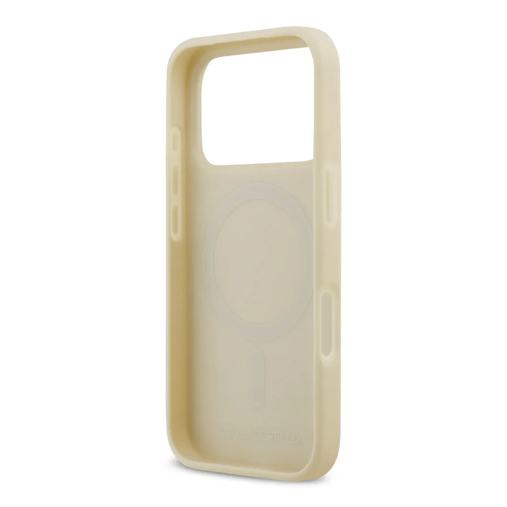 Karl Lagerfeld PU Leather Case with Karl & Choupette Head Pins for iPhone 17 Pro Max - Image 14