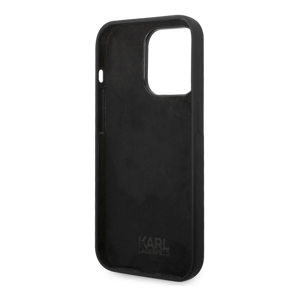 Karl Lagerfeld - Silicone Black Case - for iPhone 14 Pro Max - Image 3