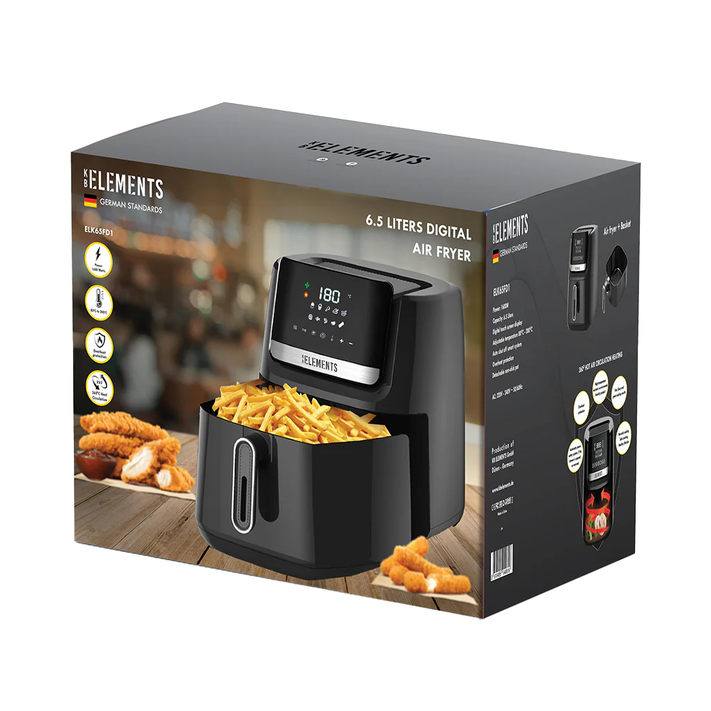 KB Elements ELK65FD1 6.5L Digital Air Fryer - Image 7