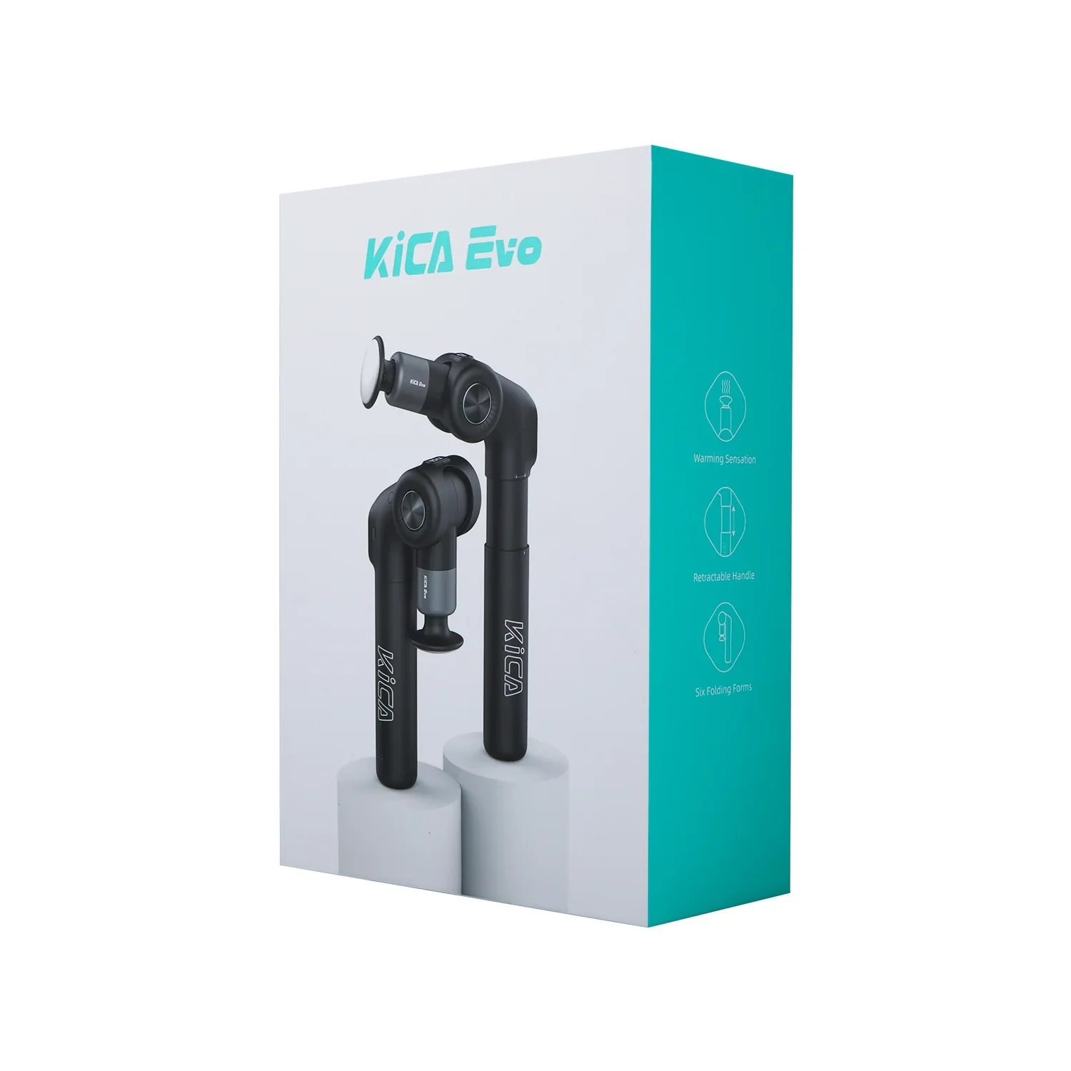 KiCA Evo - Professional Massage Gun with Foldable Design, Extendable Handle, and Heat Function - Image 8