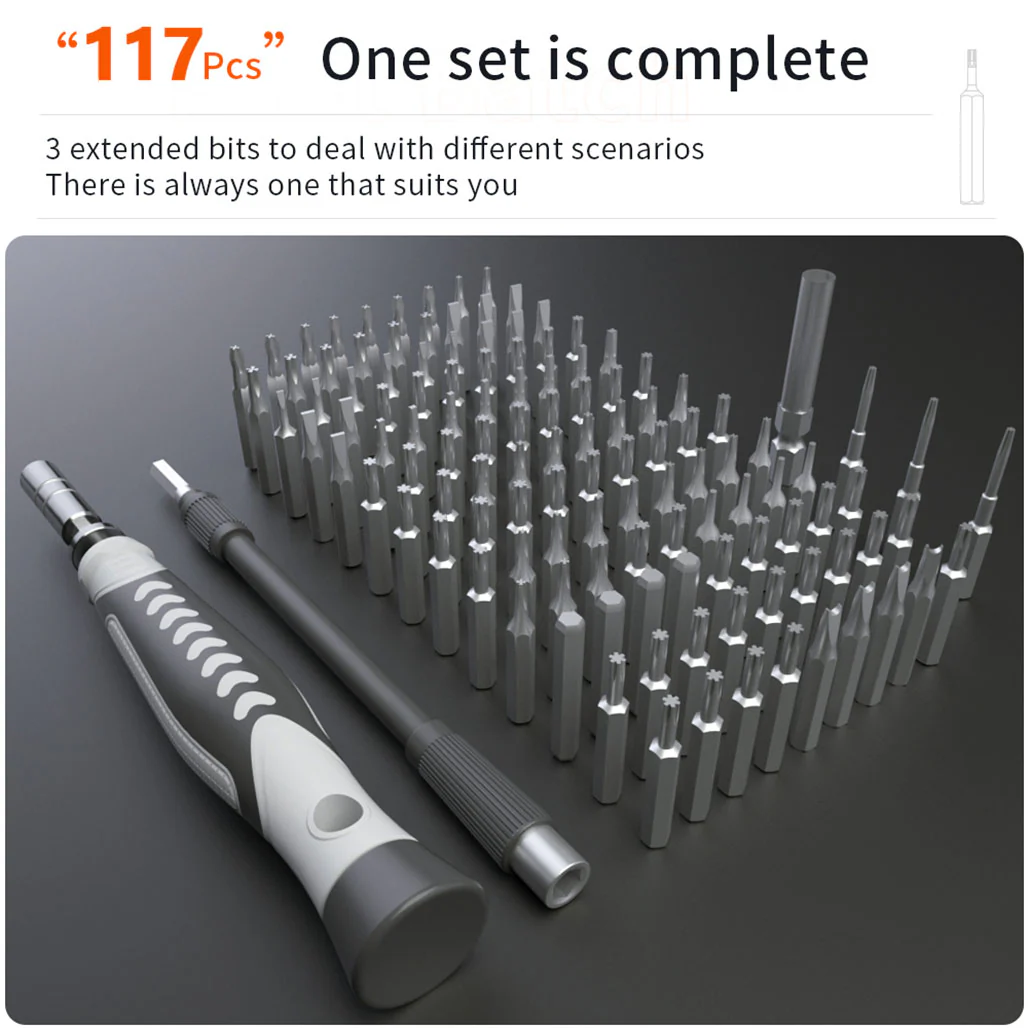 Kingsdun 130 in 1 Boutique Precise Screwdriver Set - Image 2