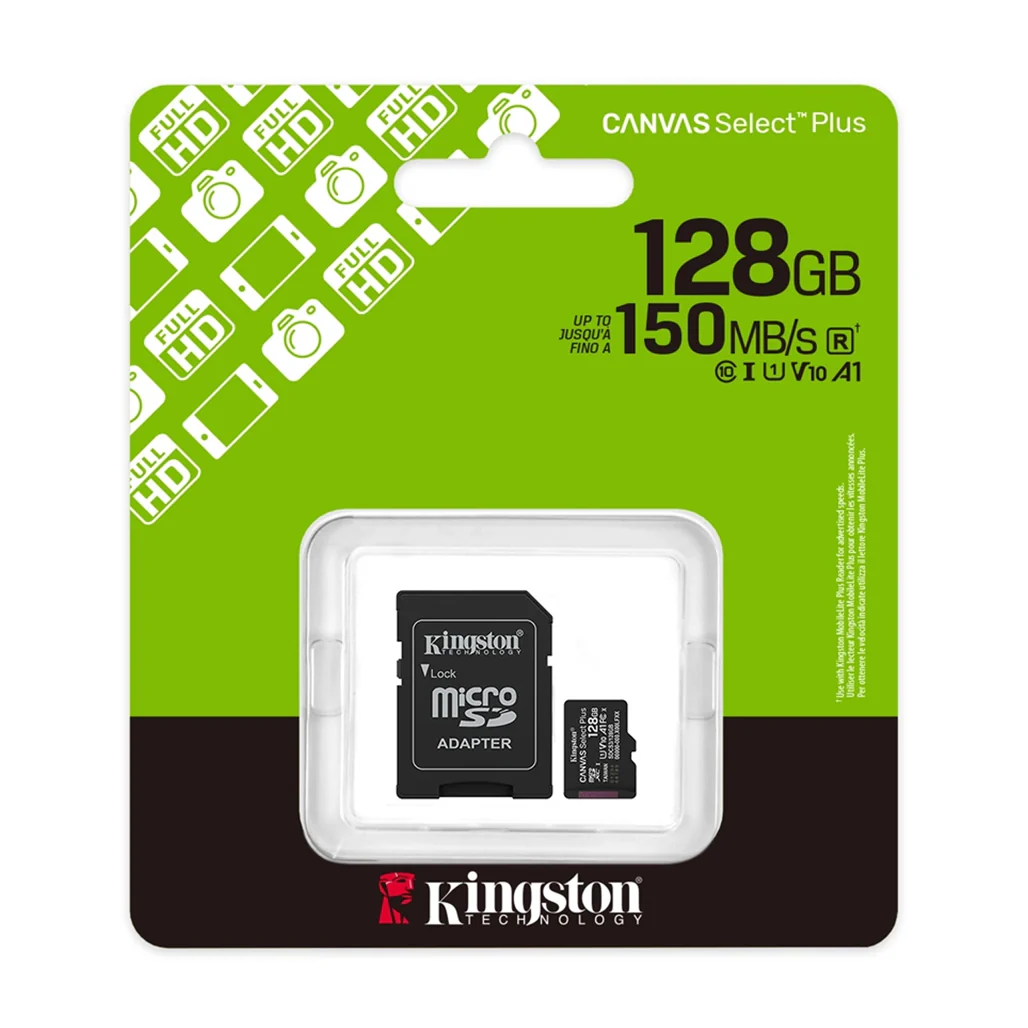 Kingston 128GB Canvas Select Plus microSDXC Card - Image 2