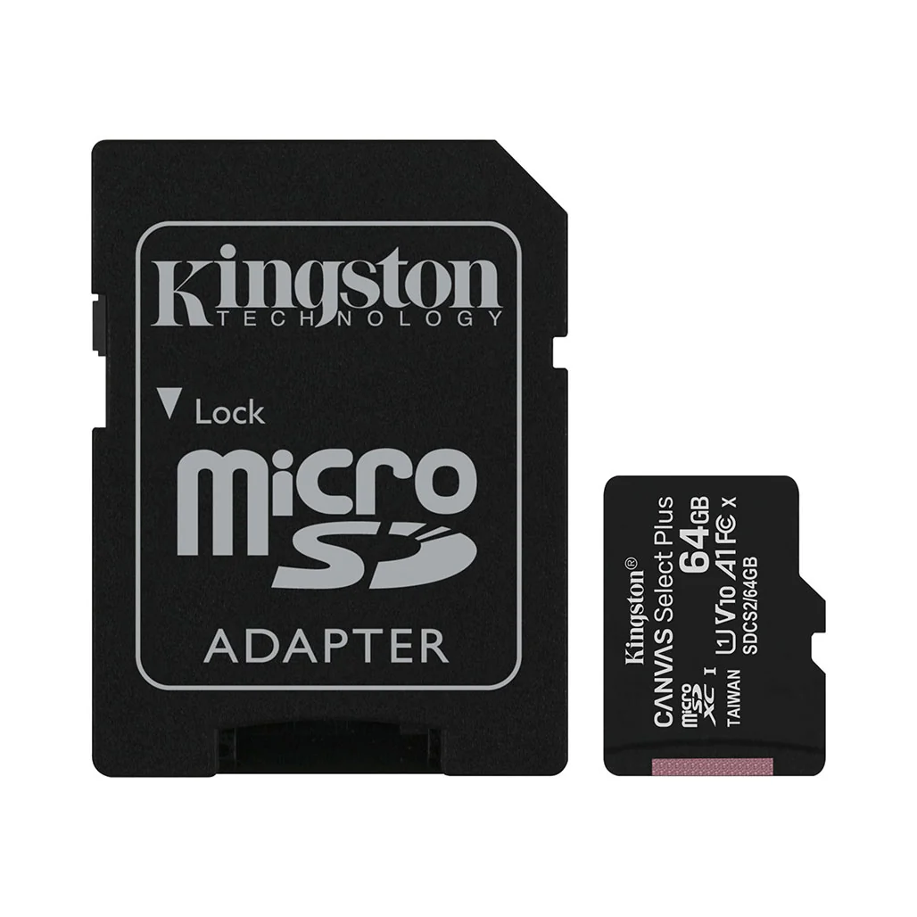 Kingston Canvas Select Plus microSD Card (SDXC) with SD Adapter - Image 2