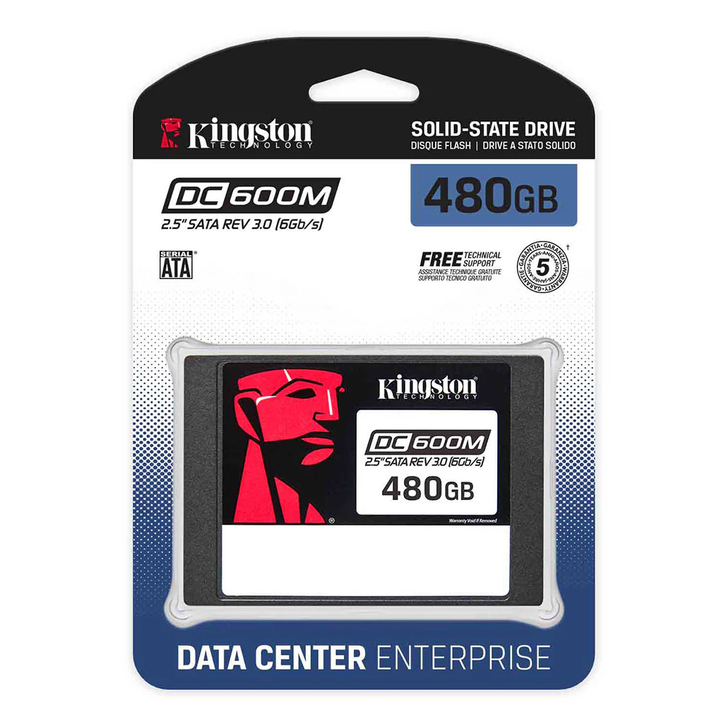 Kingston DC600M 480GB 2.5” SATA Enterprise SSD – Reliable Storage for Data Centers
