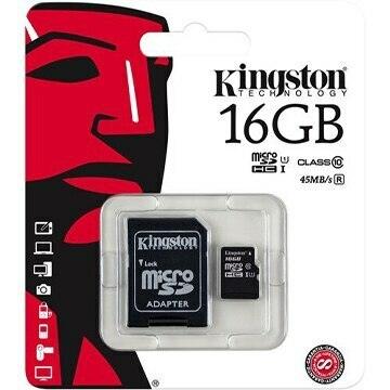Kingston microSDHC Memory Card with SD Adapter – Class 10, UHS Class I - Image 3