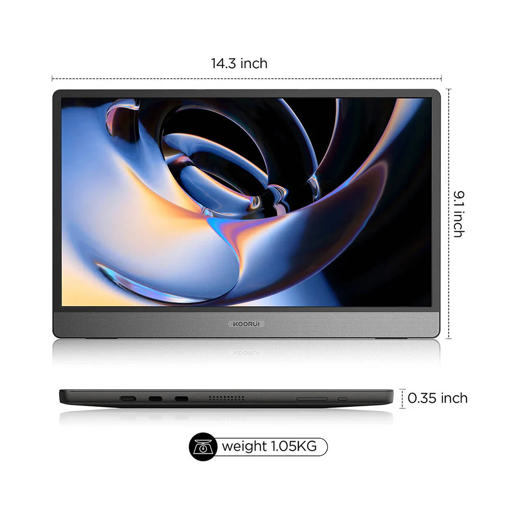 Koorui 15B1 15.6" Portable IPS FHD Monitor - Image 3