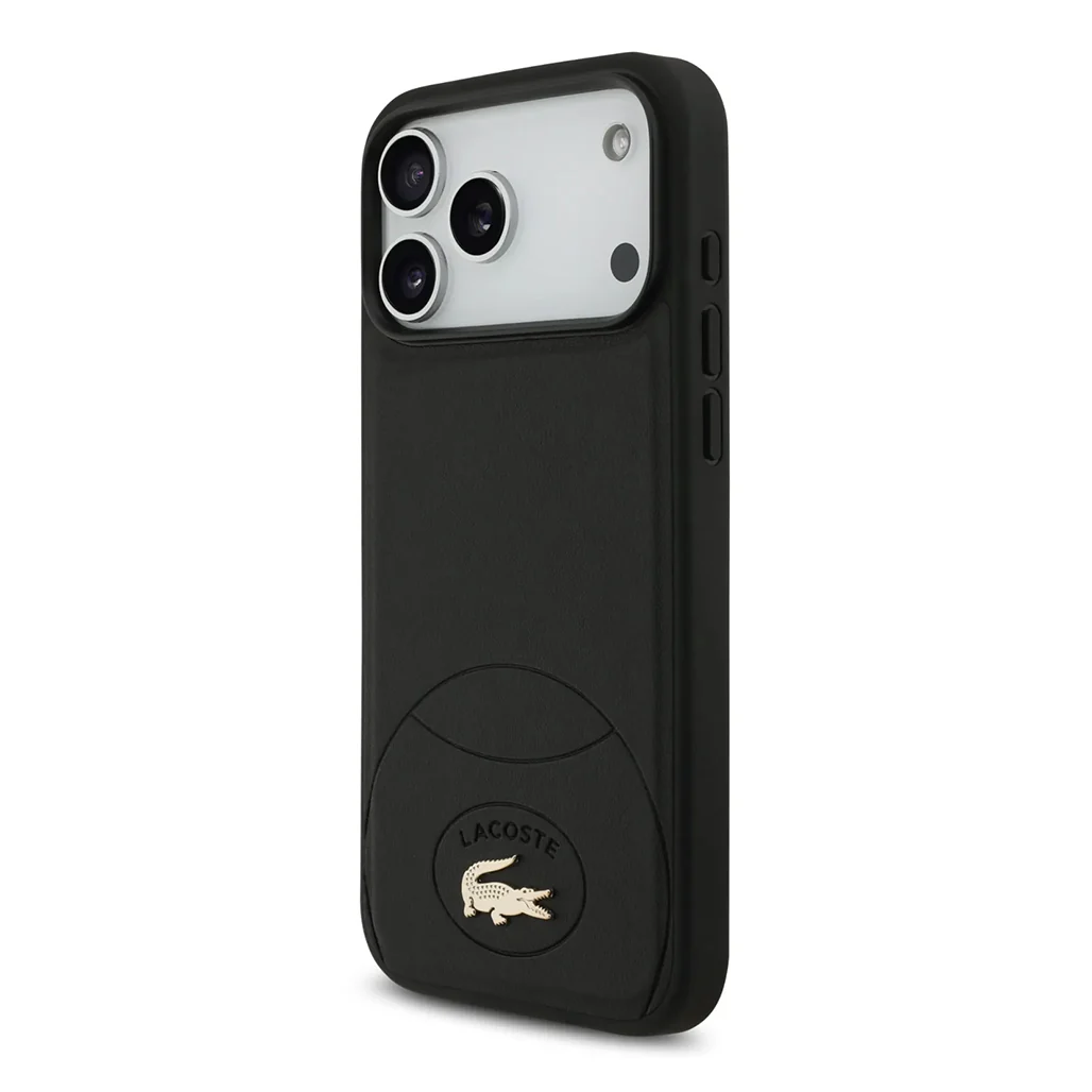 Lacoste MagSafe PU Leather Hard Case with Bliss Design for iPhone 17 Pro - Image 3