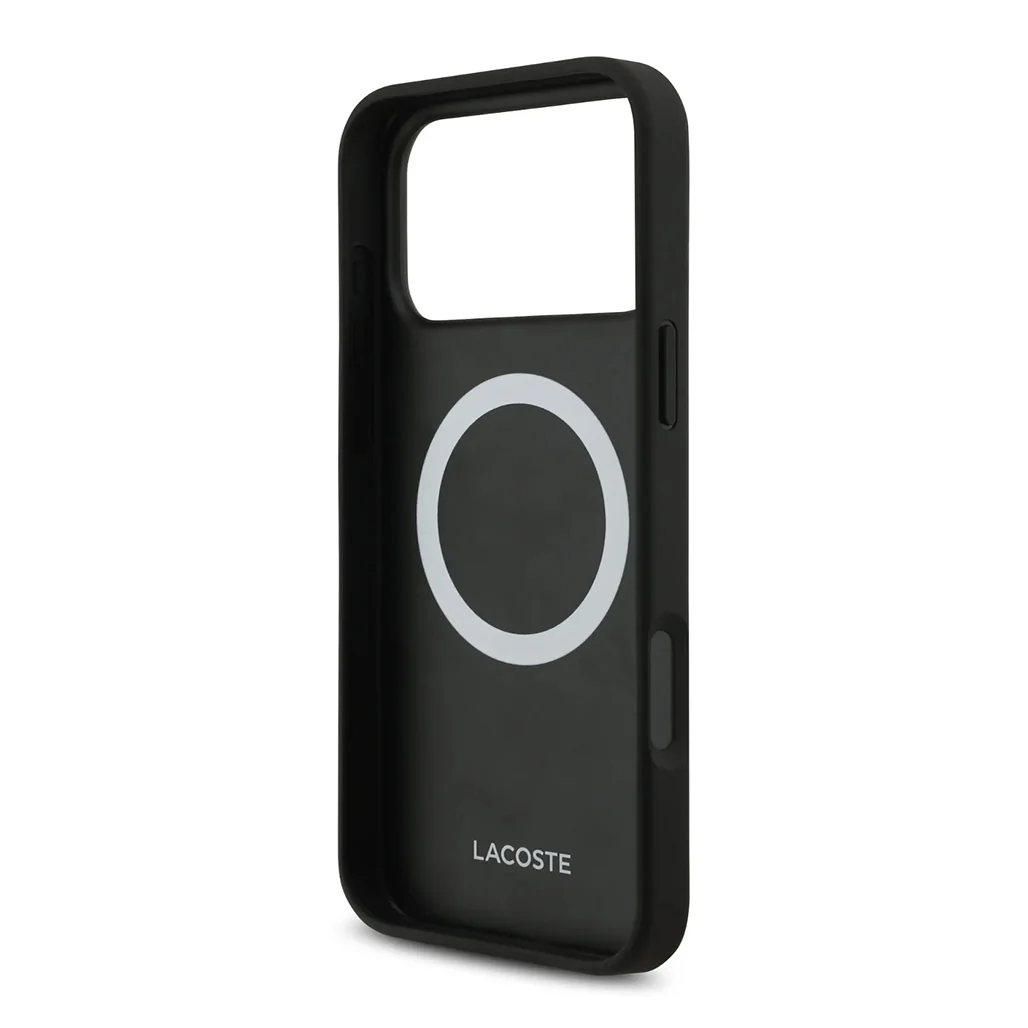 Lacoste MagSafe PU Leather Hard Case with Bliss Design for iPhone 17 Pro - Image 7