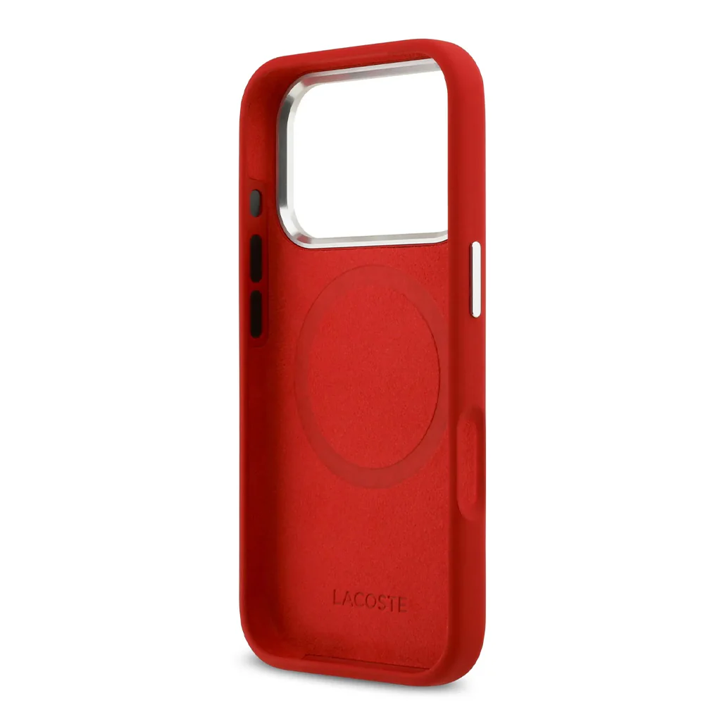 Lacoste MagSafe Silicone Case with Metal Logo for iPhone 17 Pro - Image 14