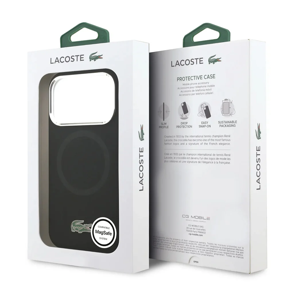 Lacoste MagSafe Silicone Case with Metal Logo for iPhone 17 Pro - Image 23