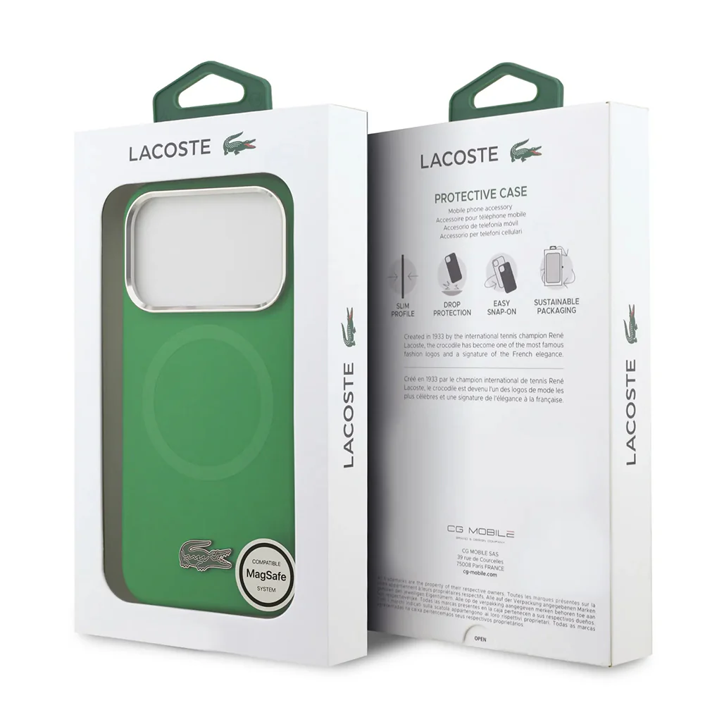 Lacoste MagSafe Silicone Case with Metal Logo for iPhone 17 Pro - Image 31