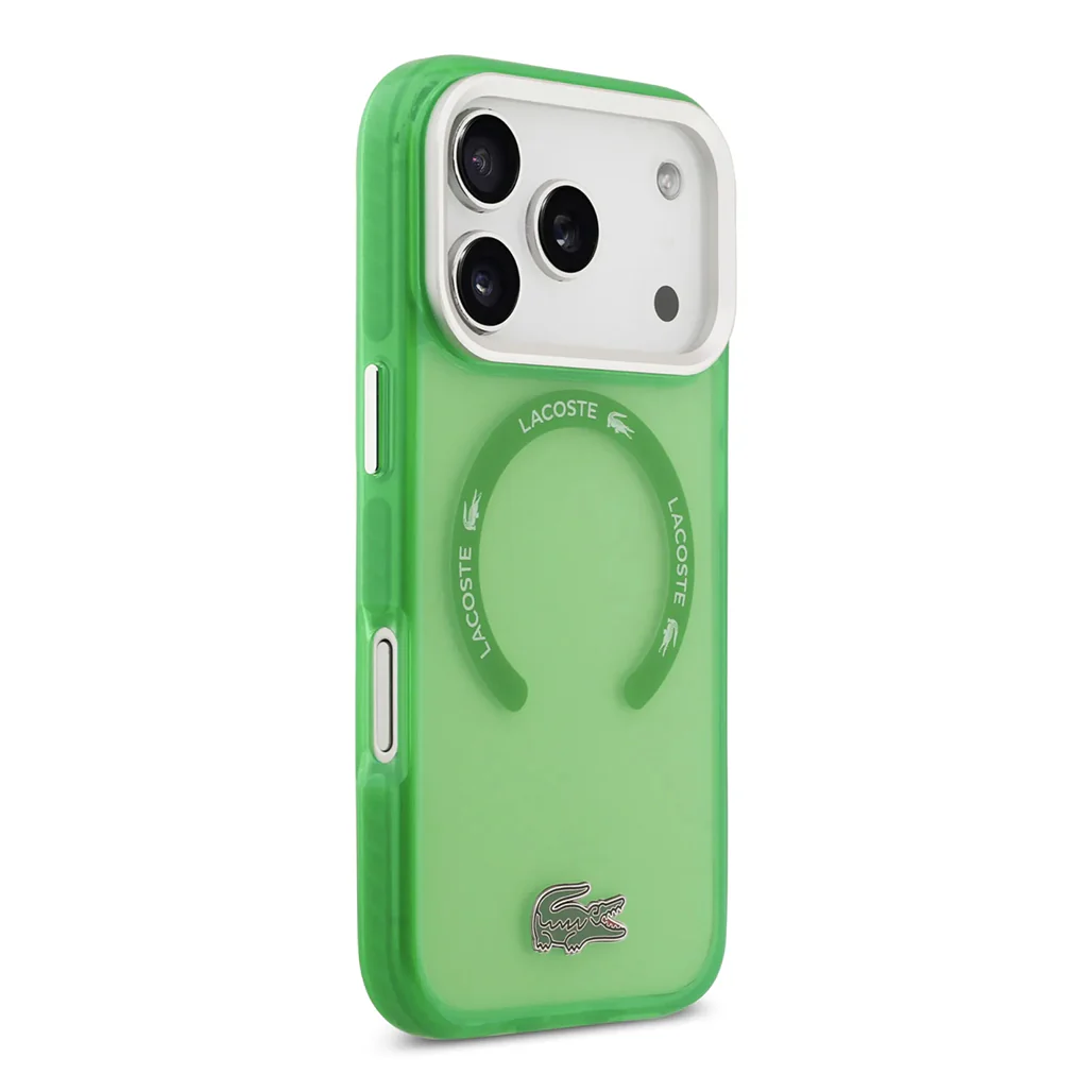 Lacoste MagSafe Transparent TPU+PC Case with Frosted Finish for iPhone 17 Pro Max - Image 11
