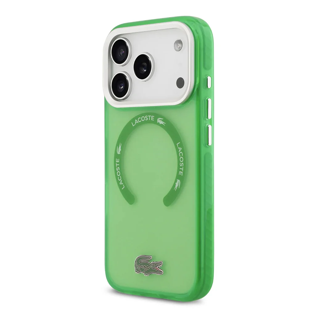 Lacoste MagSafe Transparent TPU+PC Case with Frosted Finish for iPhone 17 Pro Max - Image 12