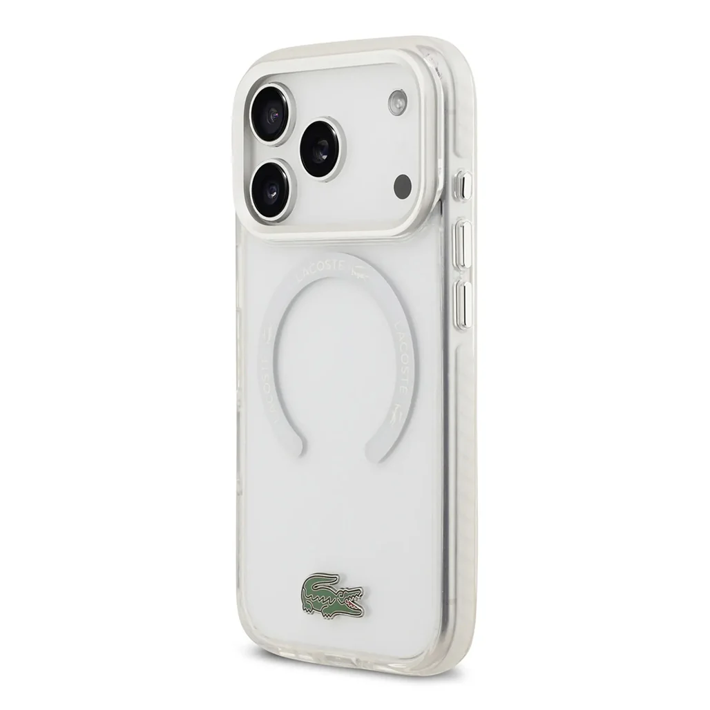 Lacoste MagSafe Transparent TPU+PC Case with Frosted Finish for iPhone 17 Pro Max - Image 27