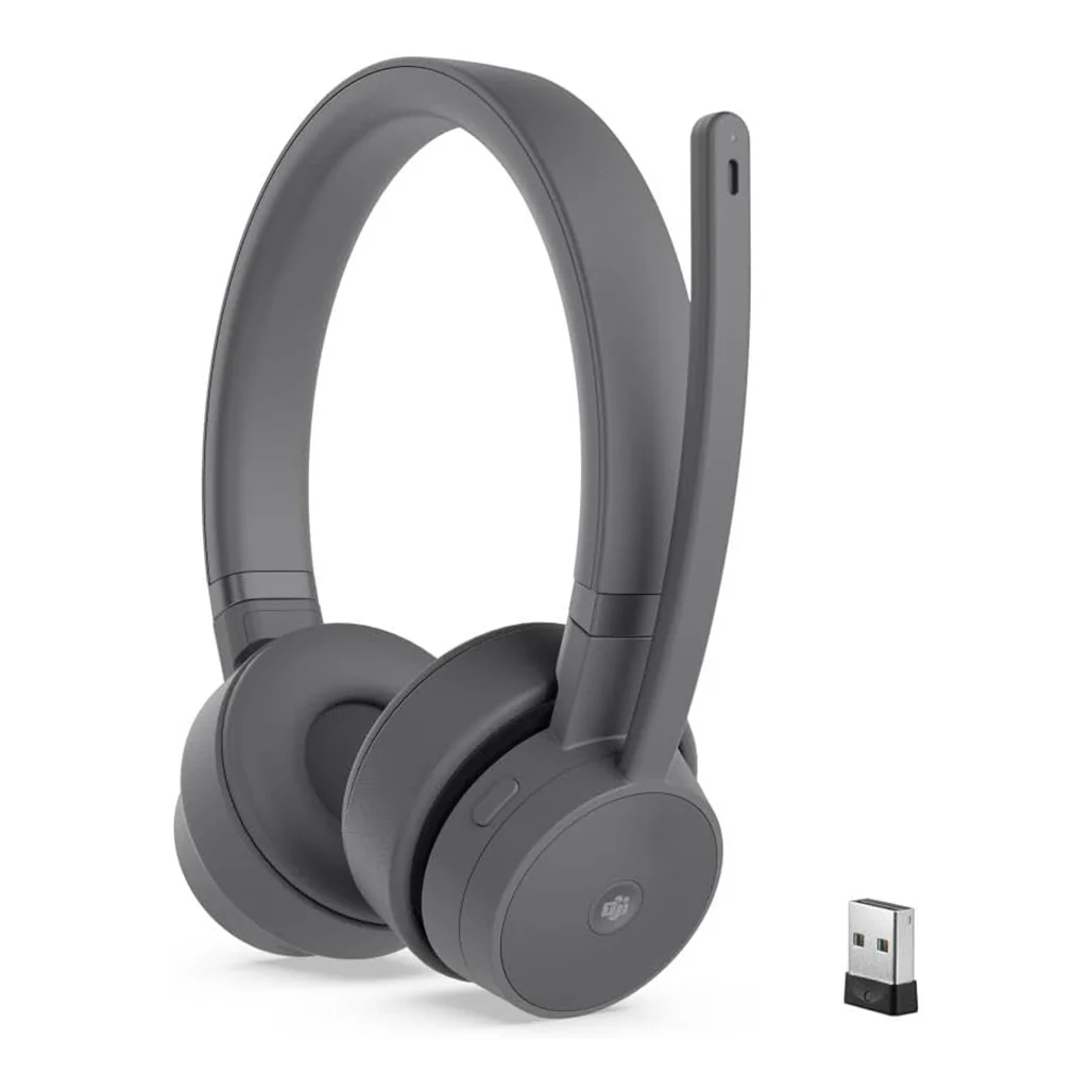 Lenovo Go Wireless ANC Headset - Storm Gray | GXD1C99239 - Image 2
