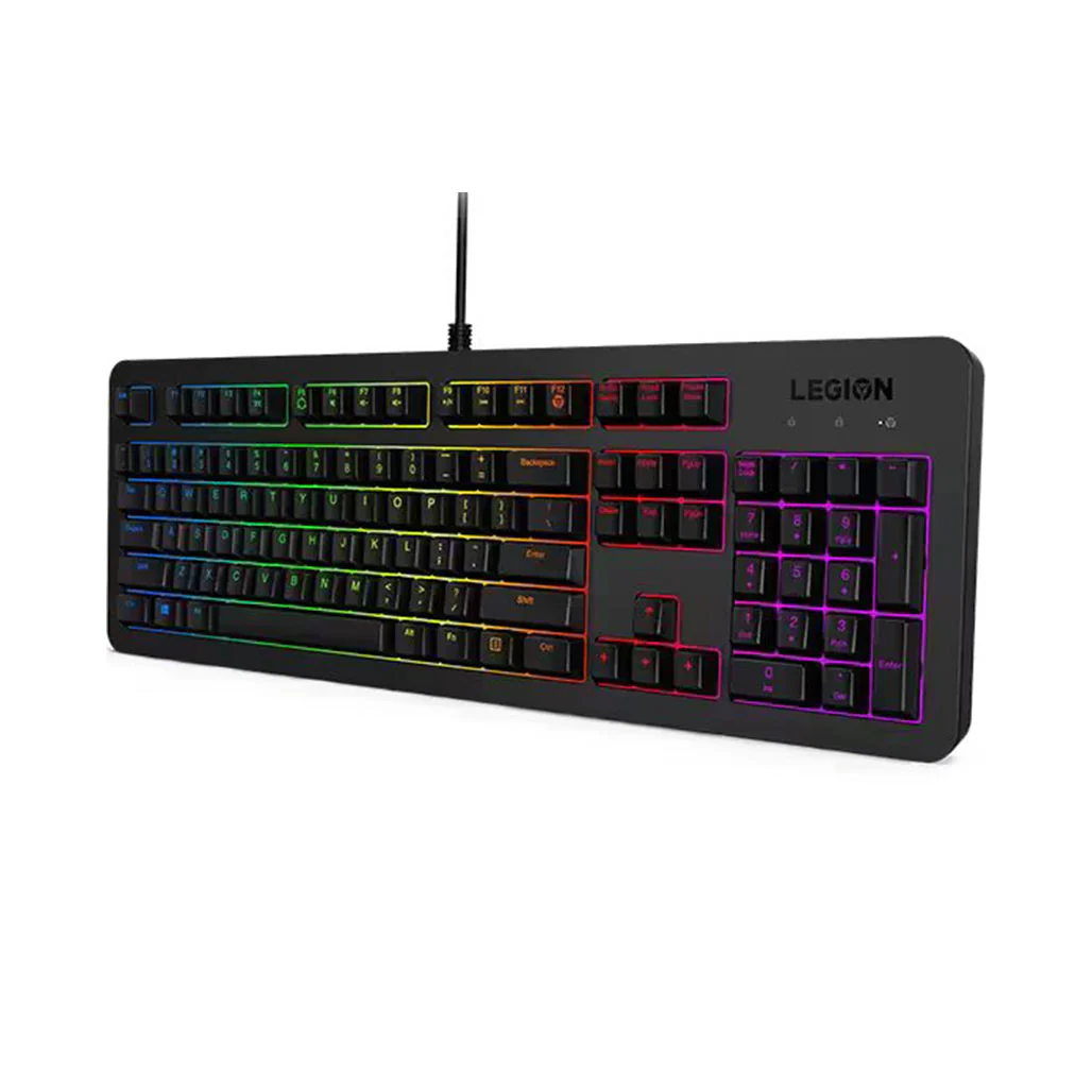 Lenovo Legion K300 RGB Full-Size Wired Gaming Keyboard - English & Arabic Layout - Image 2