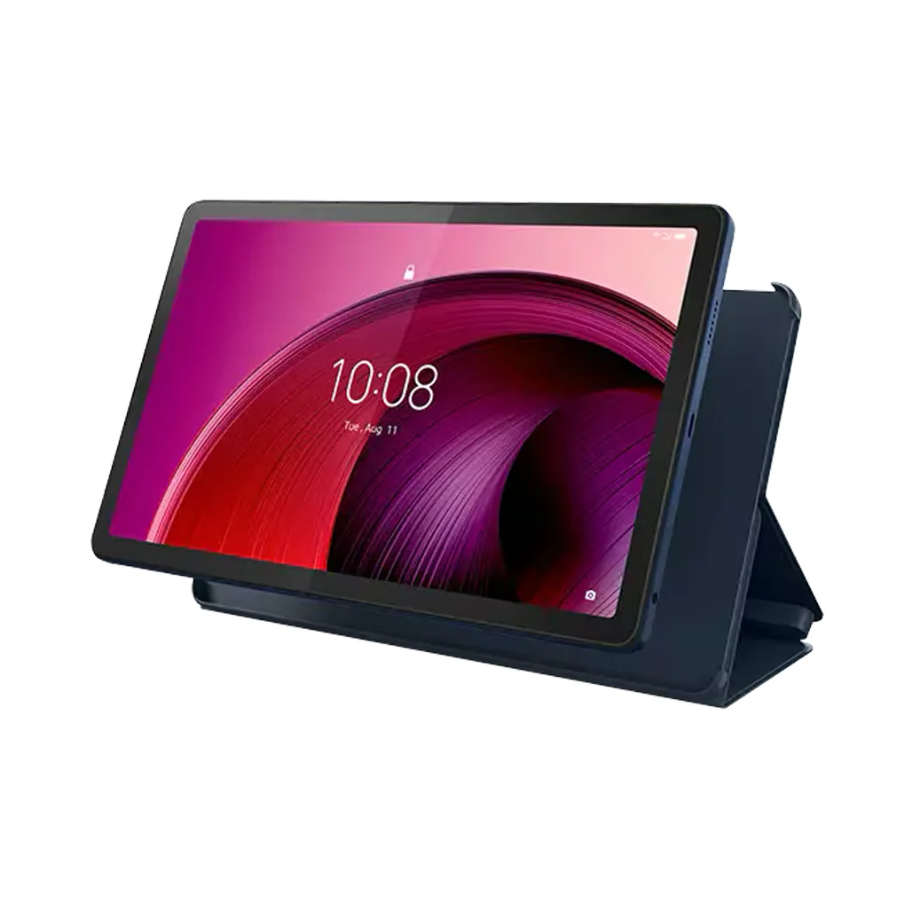 Lenovo Tab M10 5G 10.61" 6GB RAM 128GB Storage with Navy Folio Case – Android 13 Tablet with Snapdragon 695 & Dolby Atmos