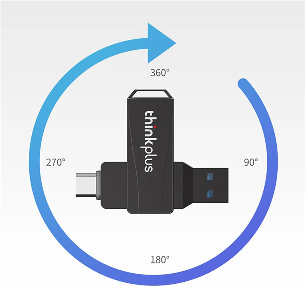 Lenovo Thinkplus MU252 64GB USB + Type C Dual-Interface Flash Drive - Image 6