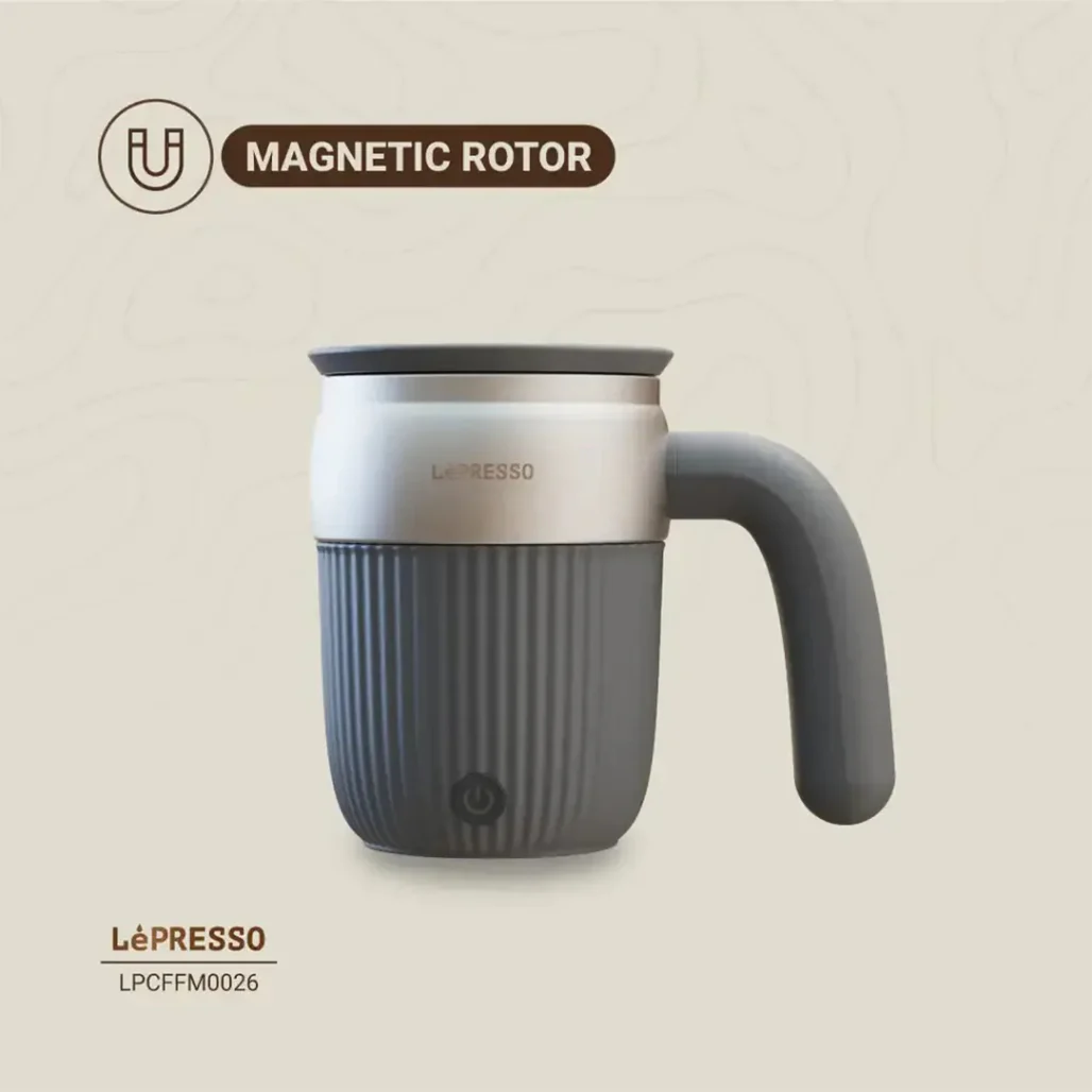 LePresso Auto Magnetic Stirring Mug 450mL – Rechargeable, Portable, and Effortless Mixing - Image 5