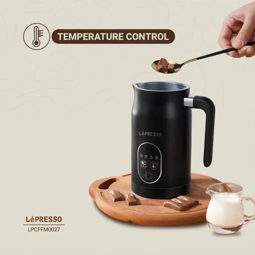 Lepresso Four Froth Milk Frother - Black - Image 7