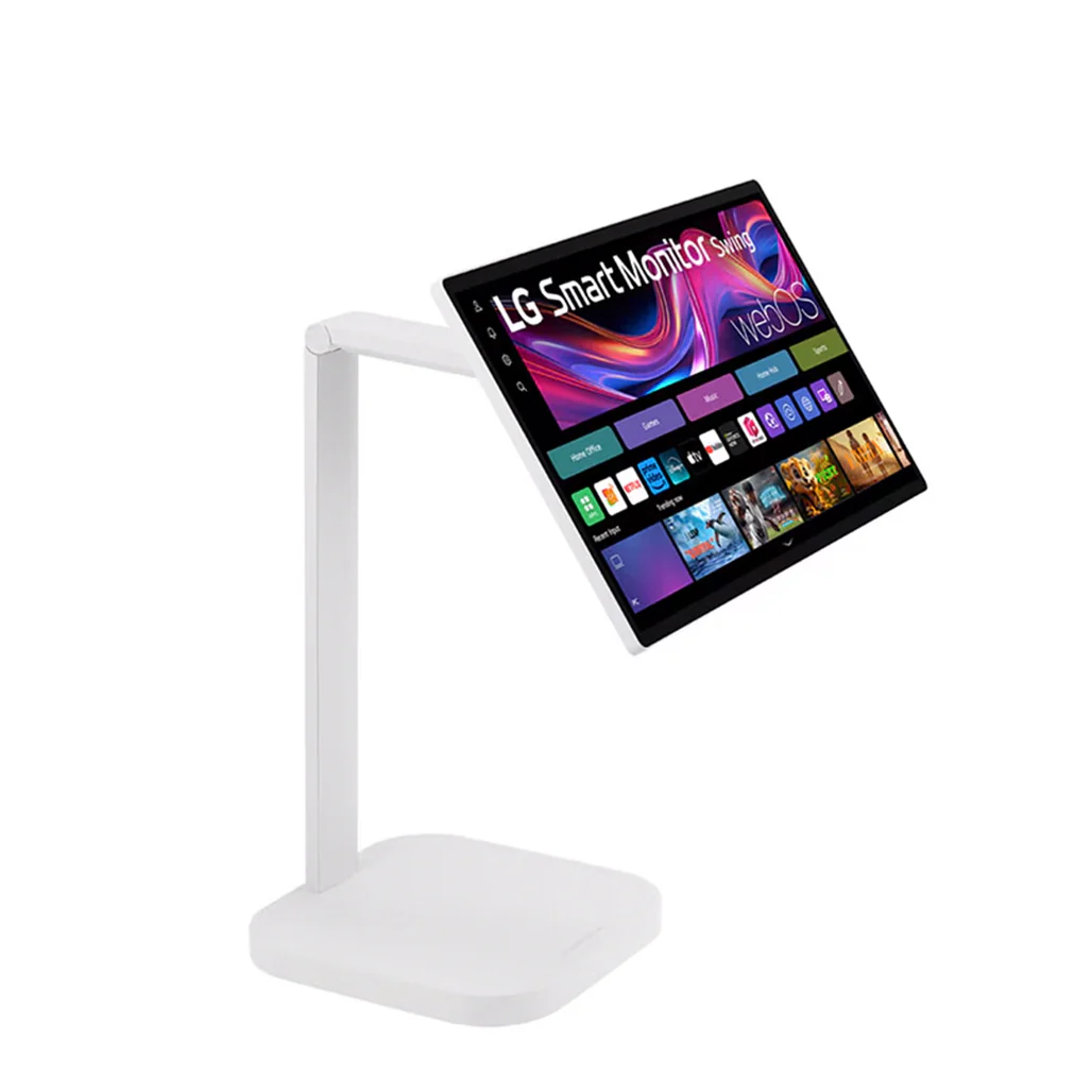LG 31.5" 4K UHD IPS Smart Monitor Swing with Touchscreen - Rolling Stand - 32U889SA - Image 2