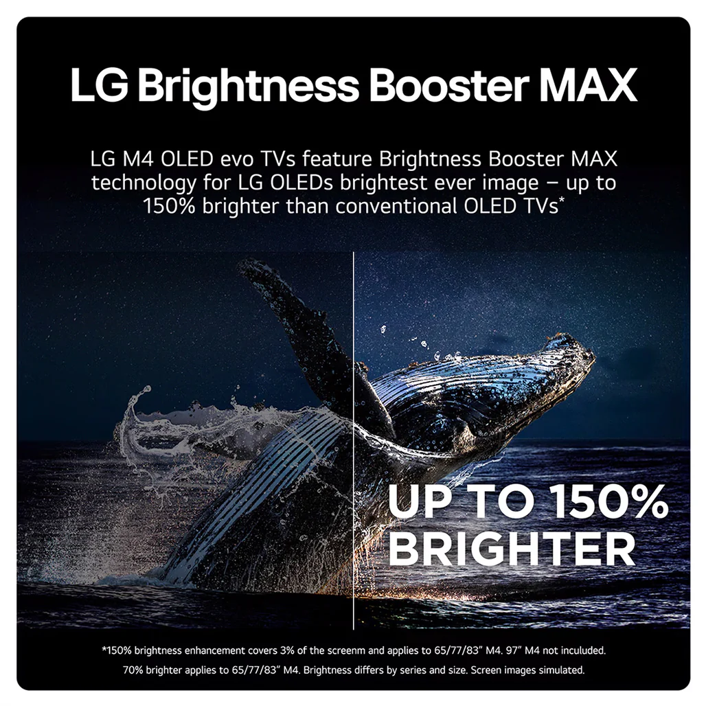 LG OLED evo AI M4 65" 4K True Wireless TV - OLED65M49LA - 144Hz Gaming - Image 9