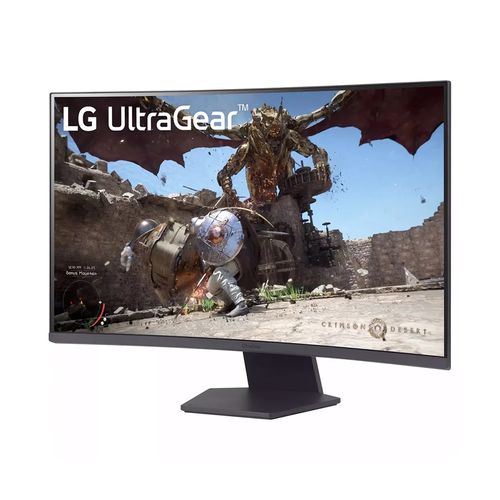 LG UltraGear™ 32GS60QC-B - 32" QHD 180Hz Curved Gaming Monitor - Image 3