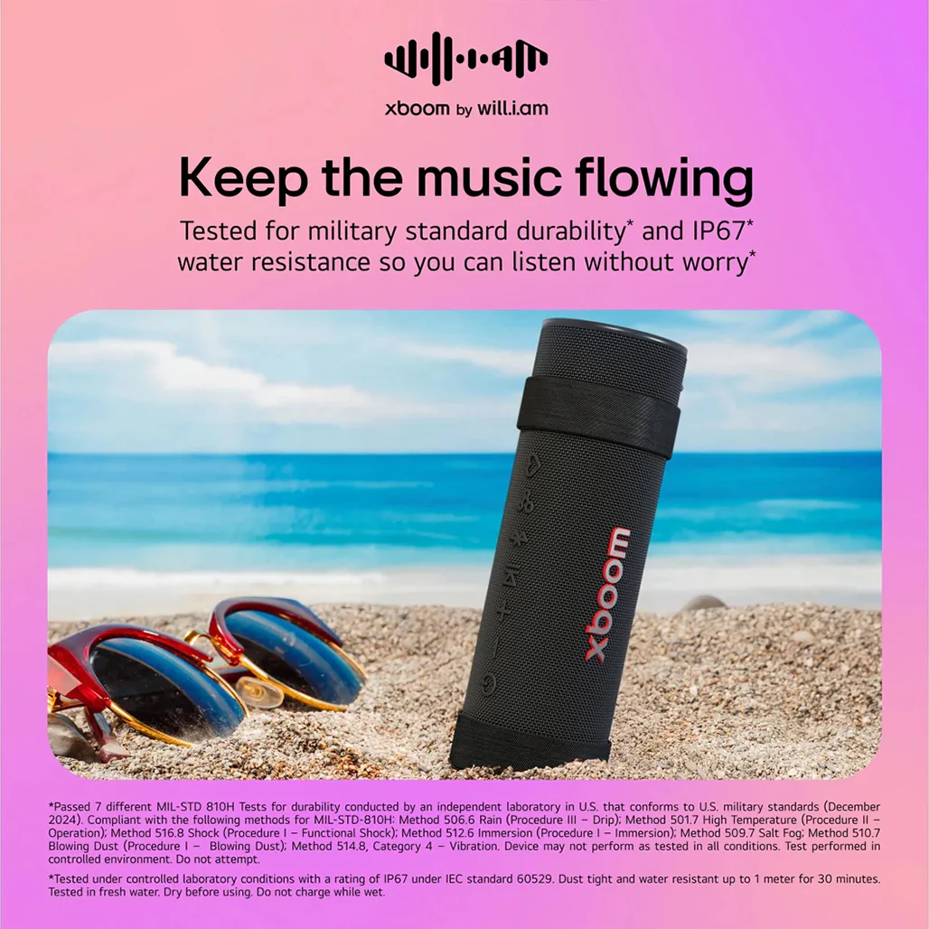 LG XBOOM Grab Bluetooth Speaker - Image 6