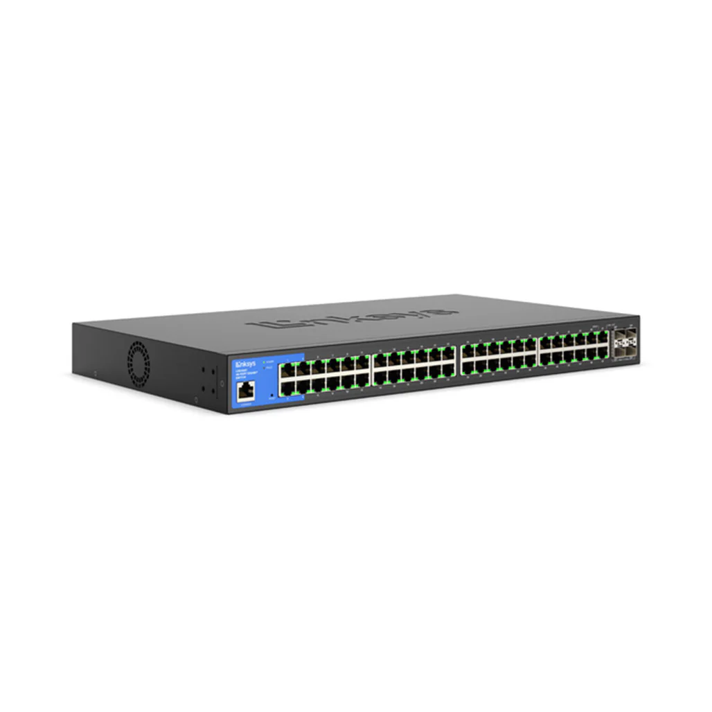 Linksys LGS352C - 48-Port Managed Gigabit Ethernet Switch with 4 10G SFP+ Uplinks - Image 2
