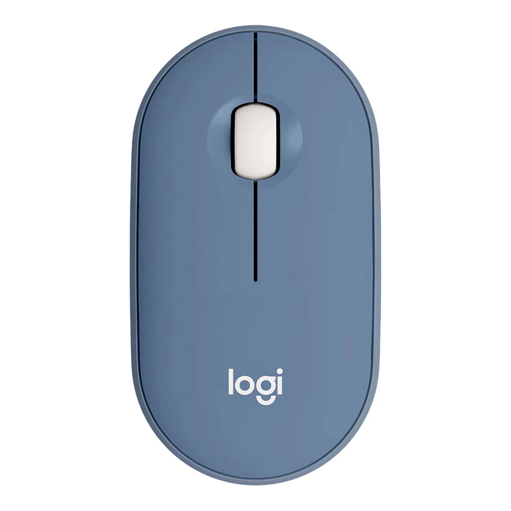 Logitech 910-006753 Pebble M350 - Blueberry - Slim Portable Wireless Mouse