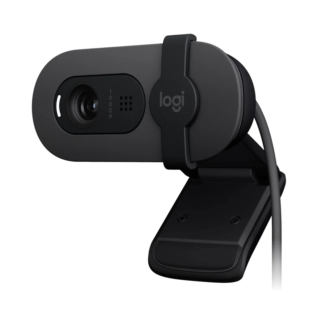 Logitech Brio 105 Full HD 1080p Business Webcam with RightLight 2, Privacy Shutter & Built-in Microphone - Image 2