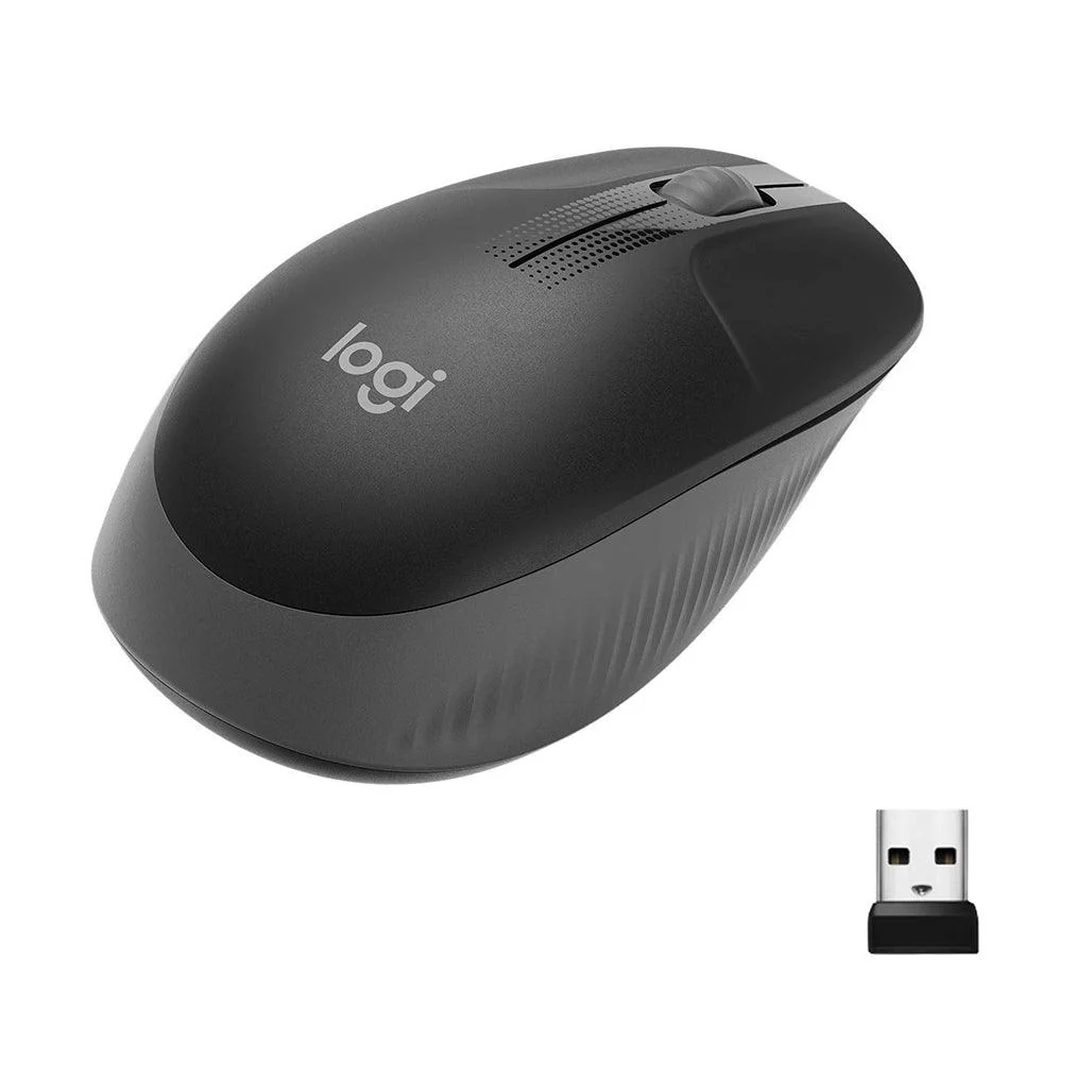 Logitech M190 Wireless Mouse - Full-Size Ergonomic Design with Lag-Free Wireless Connectivity - Image 3