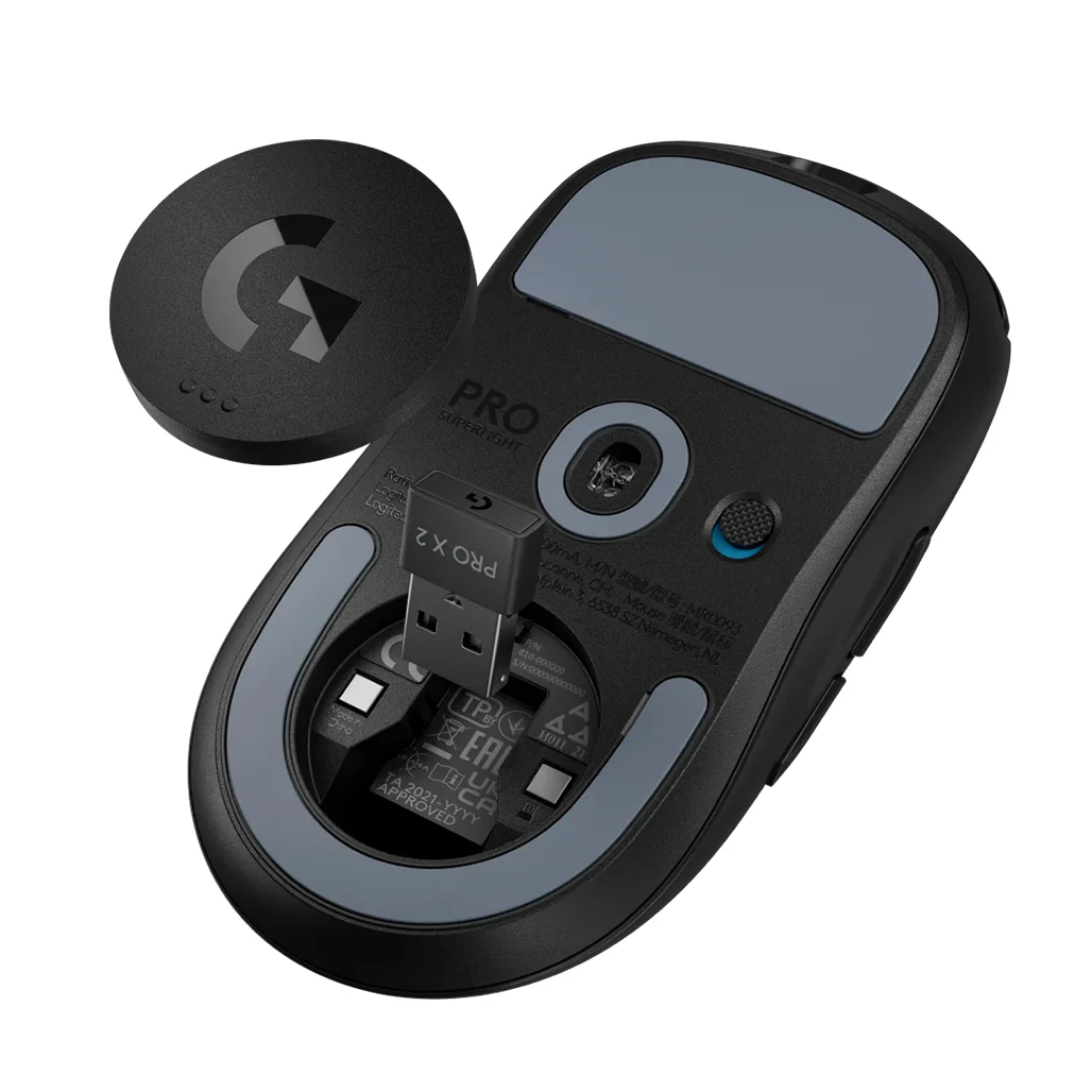 Logitech PRO X SUPERLIGHT 2 Wireless Gaming Mouse - Black - 910-006630 - Image 6